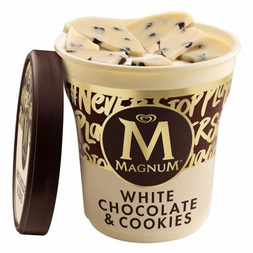 MAGNUM WHITE CHOCOLATE & COOKIES