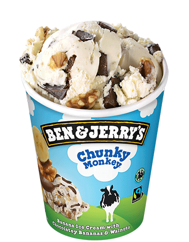 4-CHUNKY MONKEY (s. plátano con trocitos de nueces y chocolate )