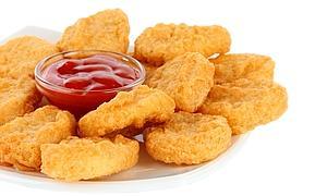 Nuggets pollo con salsa 12un.