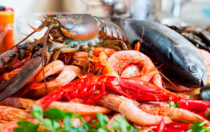 MARISCOS Y SALAZONES